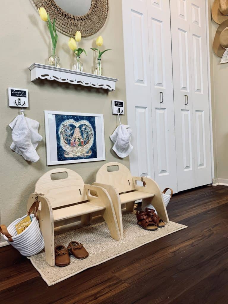 How To Make A Montessori Entryway The Place She Made